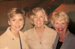 Rosa Gatti (center) with Tammy Boclair and June Stewart.